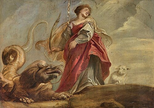 Saint Margaret, 1621, Pierre Paul Rubens