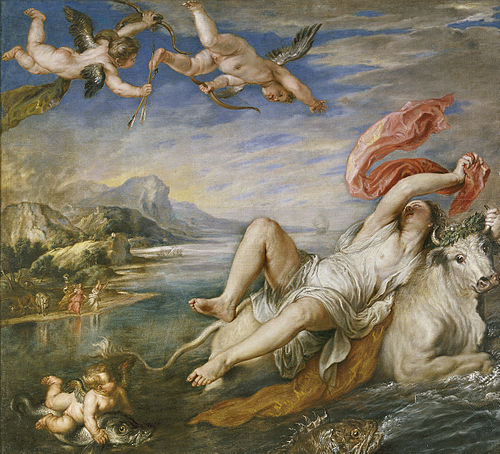 L'Enlèvement d'Europe, 1628, Pierre Paul Rubens