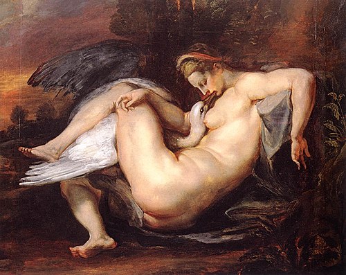 Léda et le Cygne, 1601, Pierre Paul Rubens