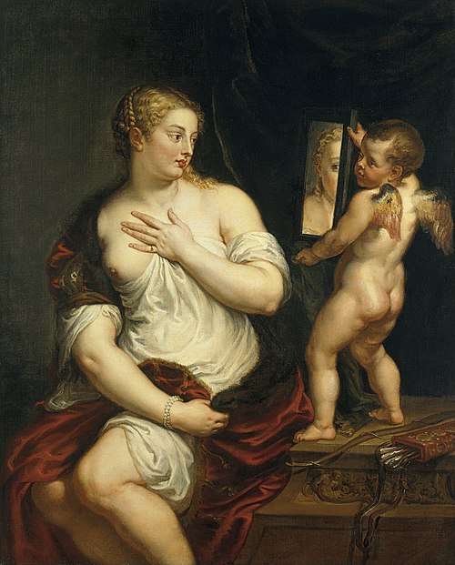 Vénus au miroir, 1608, Pierre Paul Rubens