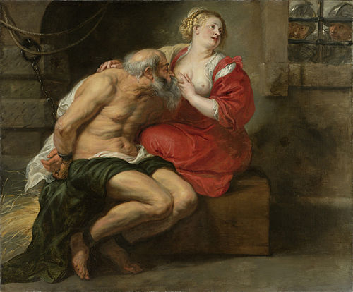 Cimon and Pero (Roman Charity), 1630, Pierre Paul Rubens