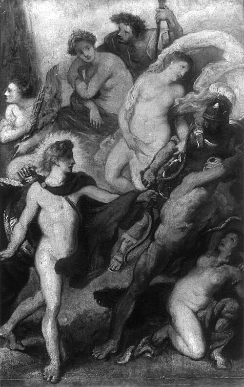 Section from "The Government of the Queen", 1850, Peter Paul Rubens