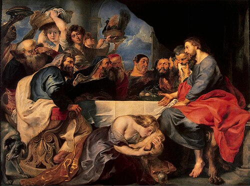 Le Repas chez Simon le pharisien, 1619, Pierre Paul Rubens