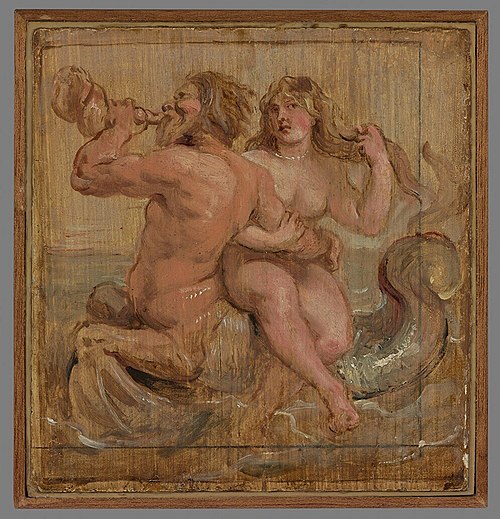 Nereid and Triton, 1636, Pierre Paul Rubens