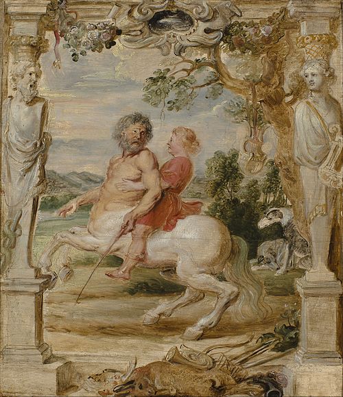 Achilles Educated by the Centaur Chiron, 1630, Pierre Paul Rubens