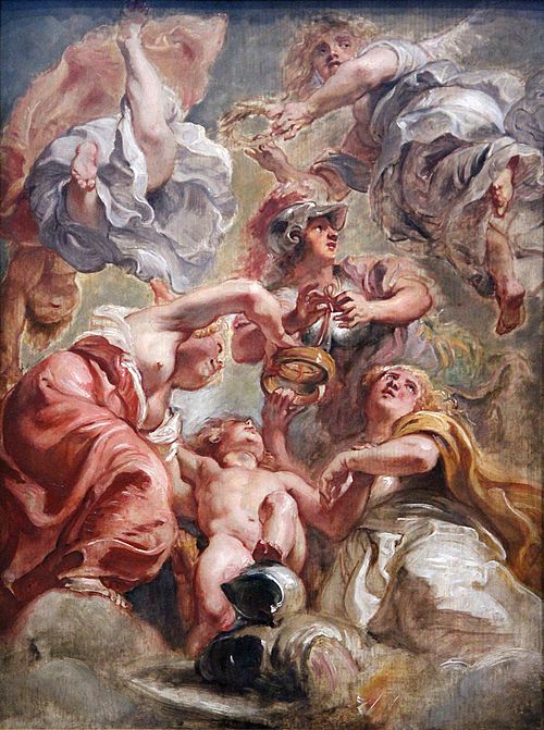 The union of England and Scotland, 1630, Pierre Paul Rubens