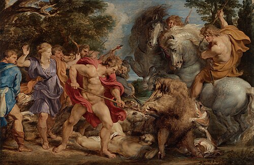 The Calydonian Boar Hunt, 1611, Pierre Paul Rubens