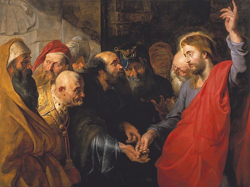The Tribute Money, 1612, Pierre Paul Rubens
