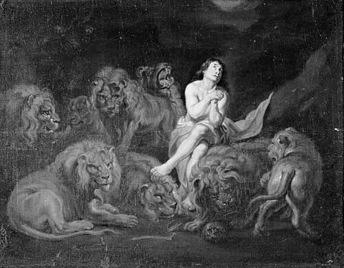 Daniel in the Lions' Den, 1711, Pierre Paul Rubens