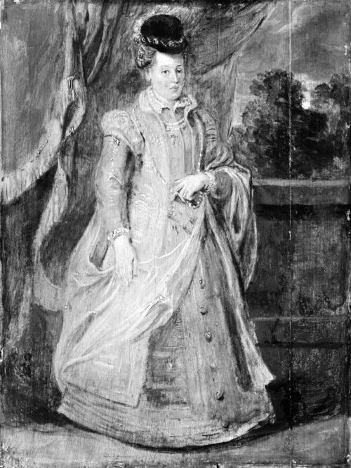 Portrait de Jeanne d'Autriche, 1622, Pierre Paul Rubens