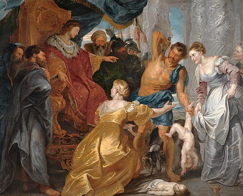 The Judgement of Solomon, 1617, Pierre Paul Rubens