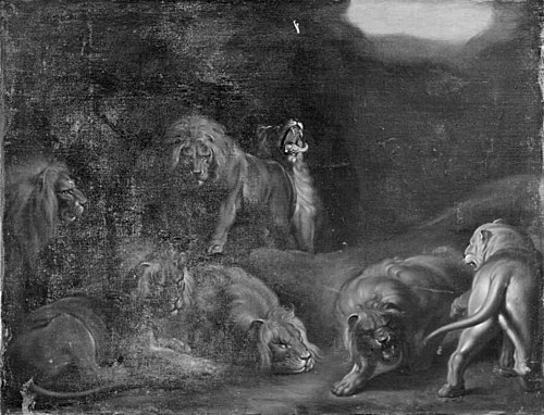 Den of Lions, 1664, Pierre Paul Rubens