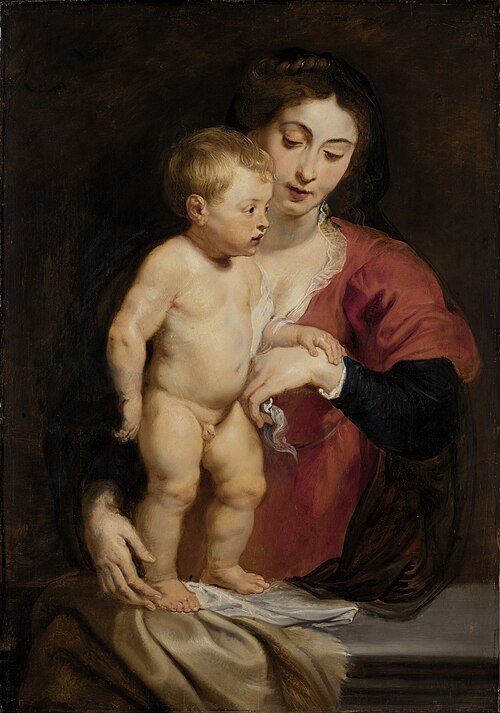 Vierge à l'Enfant, 1616, Pierre Paul Rubens