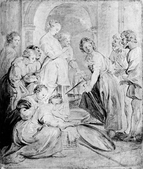 Achilles among the Daughters of Lycomedes, 1617, Pierre Paul Rubens