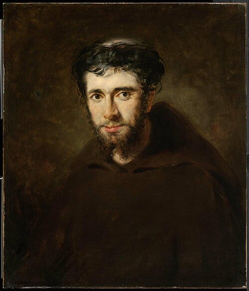 Portrait of a Monk, , Pierre Paul Rubens