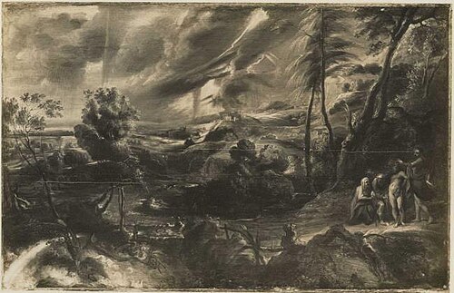Landscape with Philemon and Baucis, 1630, Pierre Paul Rubens