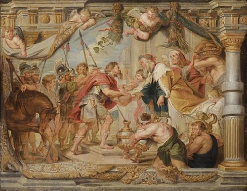 The Meeting of Abraham and Melchizedek, 1662, Pierre Paul Rubens