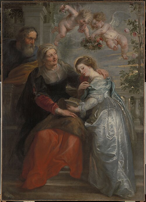 L'Éducation de la Vierge, 1630, Pierre Paul Rubens