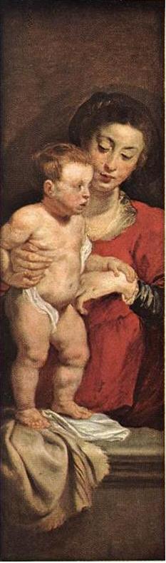 Madonna and Child, 1618, Pierre Paul Rubens