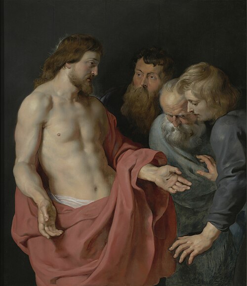 Christ's first appearance to the apostles in Jerusalem, 1614, Peter Paul Rubens