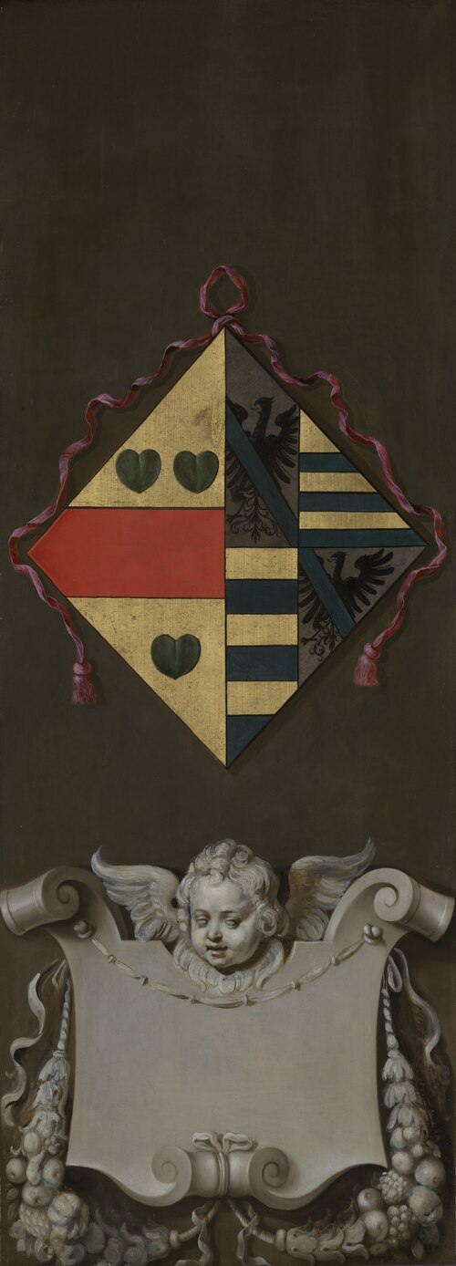 Coat of Arms of Adriana Perez, 1610, Peter Paul Rubens
