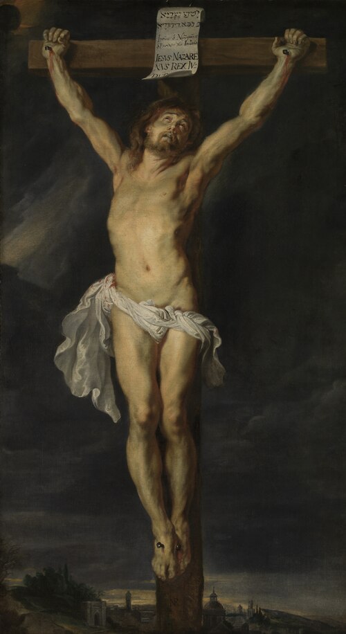 The Crucified Christ, 1650, Peter Paul Rubens