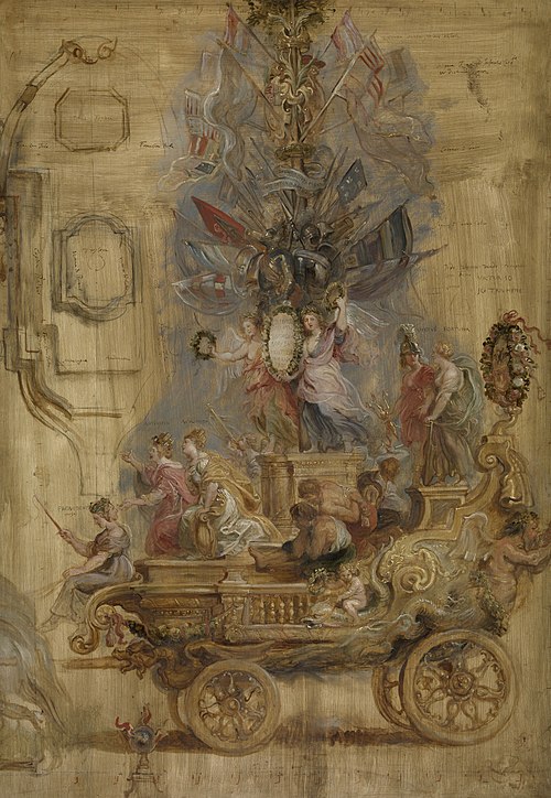 Triumphal Chariot of Kallo, 1638, Peter Paul Rubens