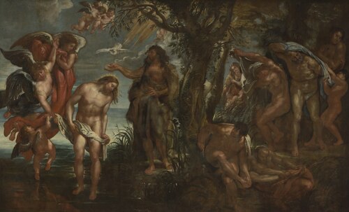 Baptême du Christ, 1604, Pierre Paul Rubens