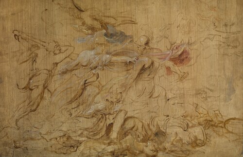 Hercules and Minerva expelling Mars, 1634, Pierre Paul Rubens