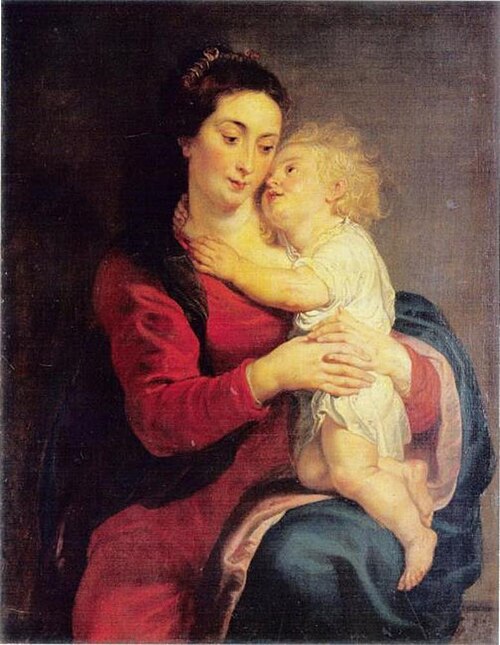 Vierge à l'Enfant, 1615, Pierre Paul Rubens