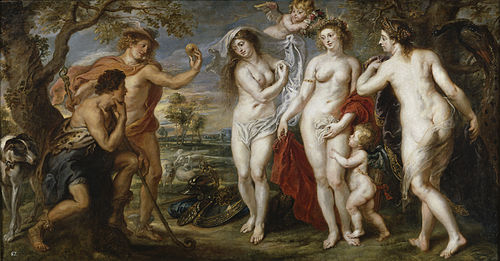 Le Jugement de Pâris, 1636, Pierre Paul Rubens