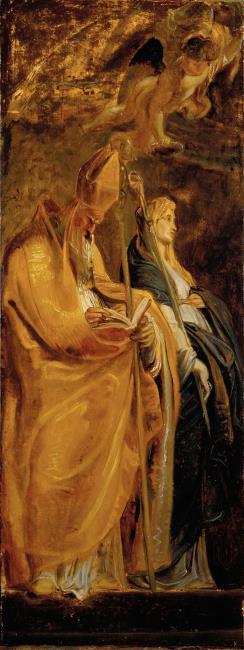 Saints Amandus and Walburga, 1610, Pierre Paul Rubens