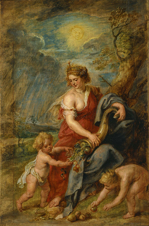 Abundance (Abundantia), 1630, Pierre Paul Rubens