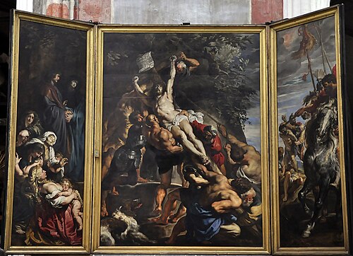 L'Érection de la croix, 1610, Pierre Paul Rubens