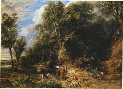 The Watering Place, 1618, Pierre Paul Rubens