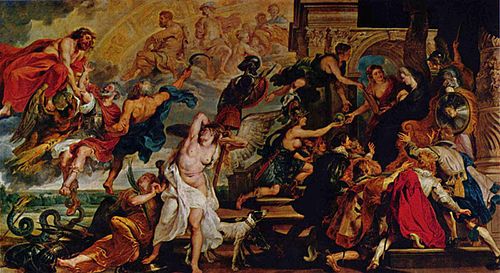 L'Apothéose d'Henri IV et la proclamation de la régence de la reine, le 14 mai 1610 (Louvre), 1623, Pierre Paul Rubens