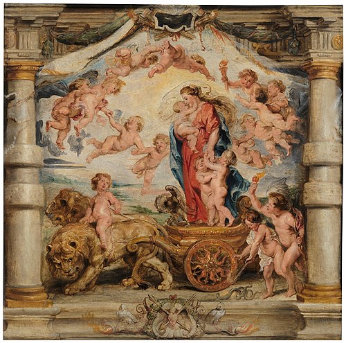 The Triumph of Divine Love, 1625, Pierre Paul Rubens