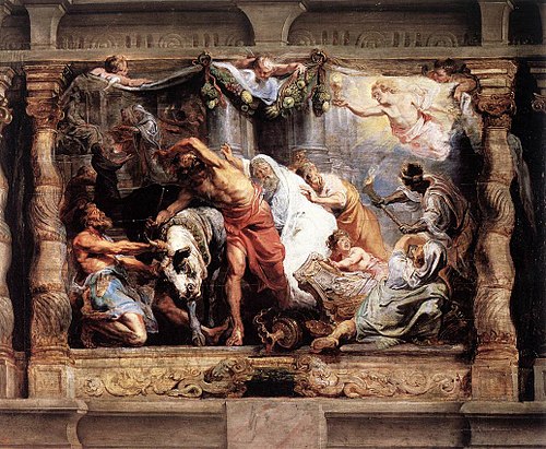 Le Triomphe de l'Eucharistie sur l'Idolâtrie, 1625, Pierre Paul Rubens
