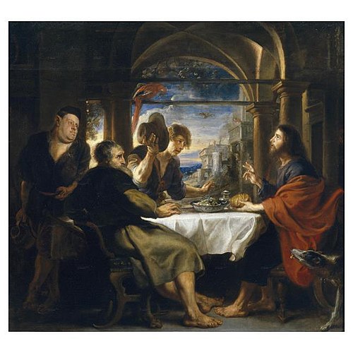 The Supper at Emmaus, 1607, Pierre Paul Rubens