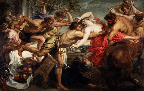 L'Enlèvement d'Hippodamie, 1636, Pierre Paul Rubens