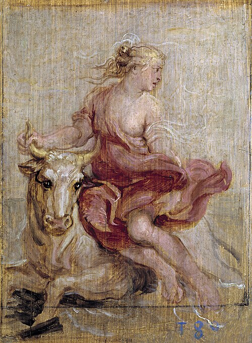 L'Enlèvement d'Europe, 1636, Pierre Paul Rubens