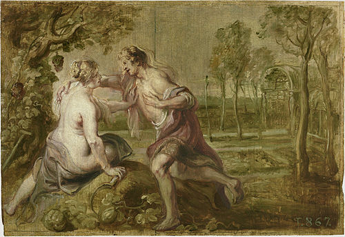 Vertumne et Pomone, 1636, Pierre Paul Rubens