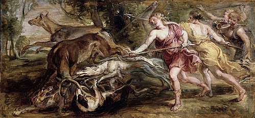 Diane et les Nymphes chassant, 1636, Pierre Paul Rubens