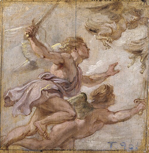 La Persécution des Harpies, 1636, Pierre Paul Rubens