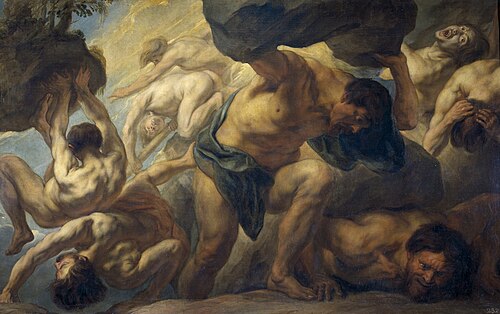La Chute des Géants, 1636, Pierre Paul Rubens