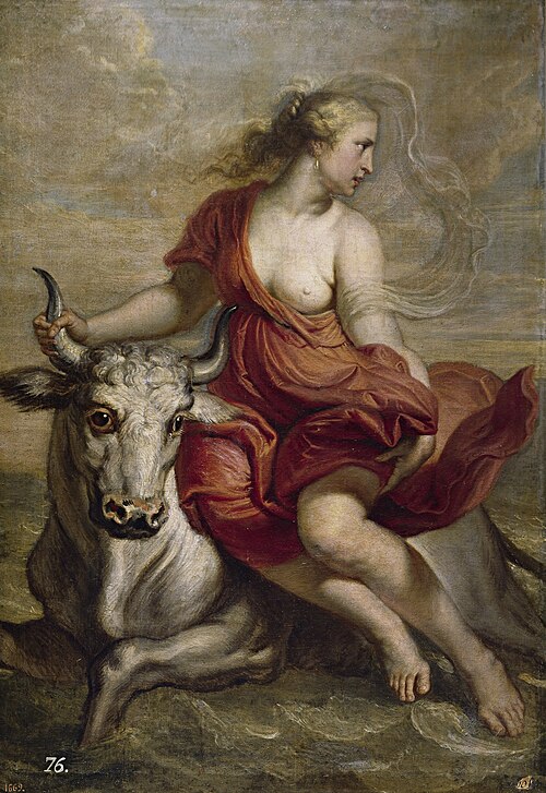 L'Enlèvement d'Europe, 1636, Pierre Paul Rubens