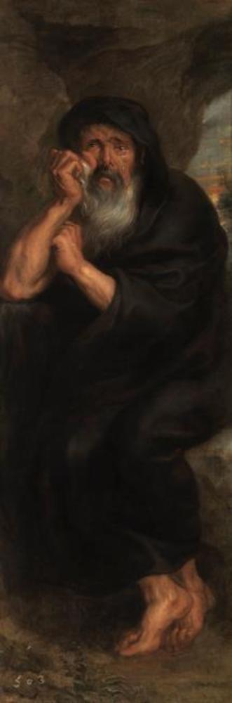 Heraclitus, the Crying Philosopher, 1636, Pierre Paul Rubens