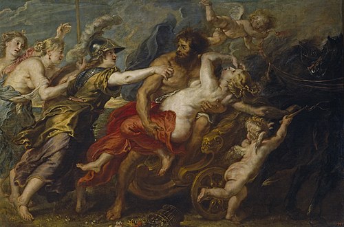 L'Enlèvement de Proserpine, 1636, Pierre Paul Rubens