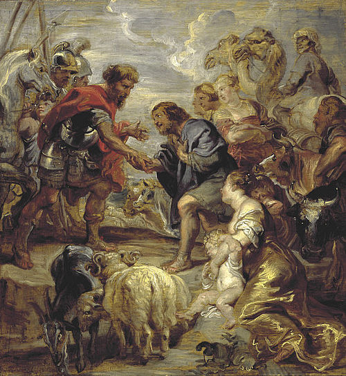 The Reconciliation of Jacob and Esau, 1624, Peter Paul Rubens