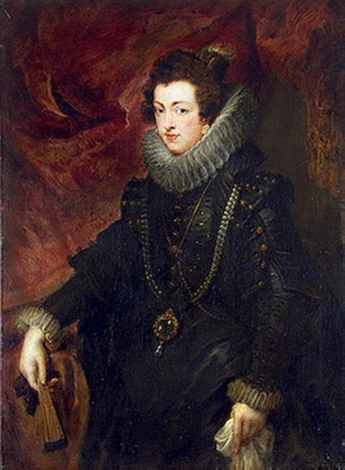 Portrait of Elizabeth of Bourbon, Queen of Spain, 1628, Peter Paul Rubens